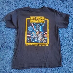 The Duck Company Bar Harbor Maine Kids Star Adventure T-Shirt - Black Youth M